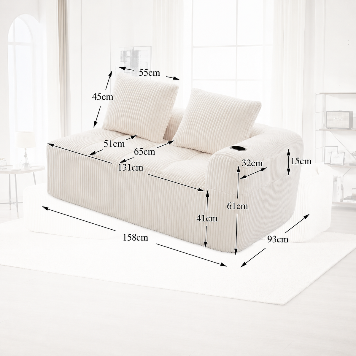 Canapé d'Angle Confortable