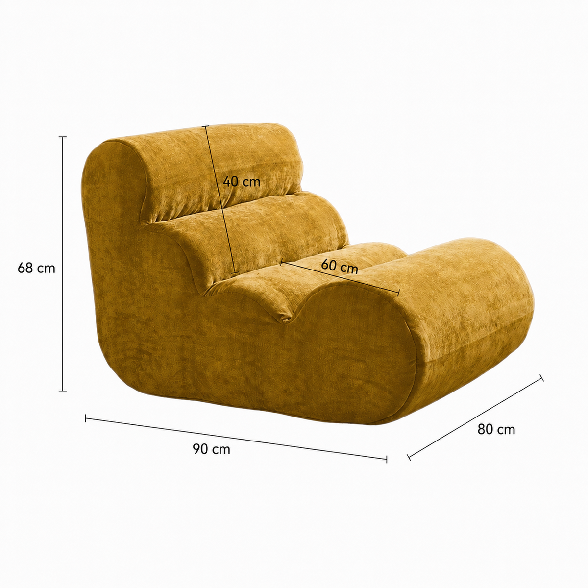 Fauteuil Compressé